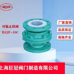 H42F46-10C铸钢衬氟止回阀/铸铁/不锈钢/衬氟止回阀阀门