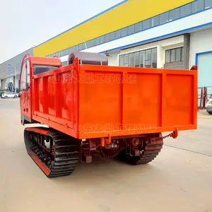 全地形橡胶履带运输车 丘陵运输爬坡王 8吨矿用履带运输车