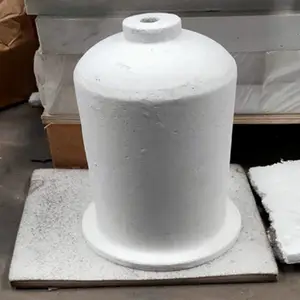 1600度耐酸碱3升容积刚玉莫来石熔块炉坩埚 刚玉莫来石坩埚