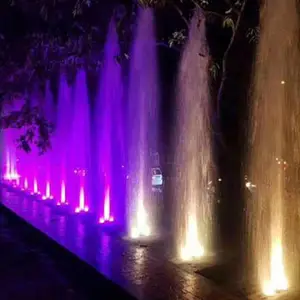 水雾环保黔西南音乐喷泉设计制作