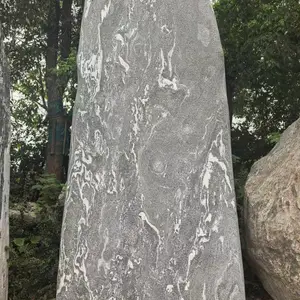 天然雪浪石村牌石 新农村刻字门牌石 园林景观地标石 源头工厂定制