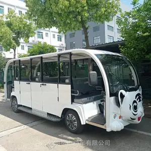 苏州朗格卡通系列11-14人座电动观光车 朗格江苏车辆工厂