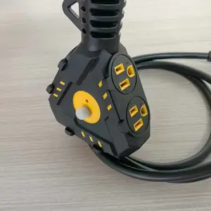 NEMA 5-15P 5-15R 带过载 4出口 6出口 延长线