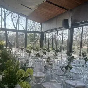 杭州竹节椅租赁 白色婚庆竹节椅 宴会桌椅出租