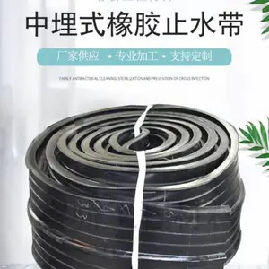 橡胶止水带中埋式外贴式背贴式钢边式 遇水膨胀平板式橡胶止水带国标