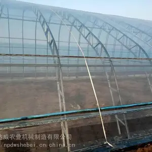 河南新式双拱梁大棚钢骨架暖棚一平米合计多少