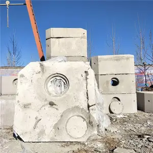 高强度地埋式水泥化粪池 一体式组合调蓄池 50立方模块沉淀灌