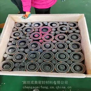 金属缠绕垫片耐高温耐高压包覆垫片碳钢内外环304不锈钢316D型法兰密封垫片