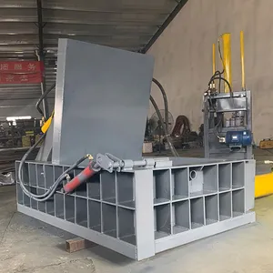 废旧金属压块机厂家直销液压打包机金属小型废铁压块机卧式压块机