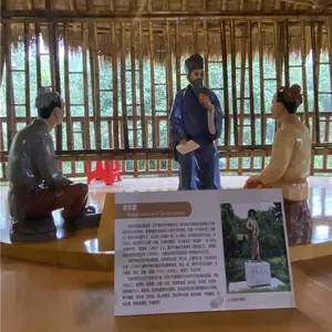 玻璃钢苏东坡人物雕塑 旅游景点景观 广东玻璃钢古代人物雕塑