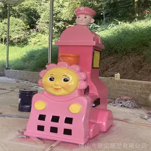 游乐园玻璃钢卡通雕塑 彩绘玻璃钢动漫卡通雕塑 联尖雕塑摆件