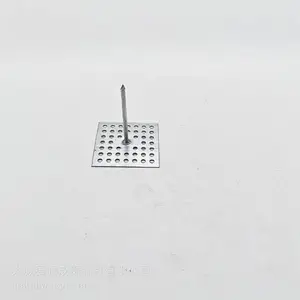 多孔底座保温钉 方形密集冲孔自粘保温钉 透气底板胶粘保温锚固钉