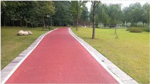 日照***小区彩色沥青美化社区道路的专用美颜