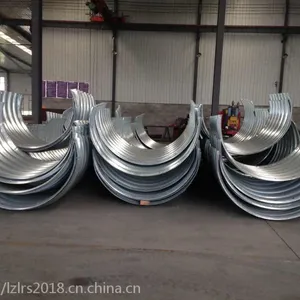 兰州波纹涵管厂家 金属波纹涵管定制 大口径镀锌波纹涵管 涵洞隧道专用