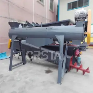 HDPE洗发水瓶破碎料摩擦清洗设备