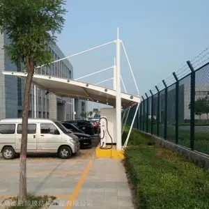 武穴网球场膜结构遮阳棚设计,黄冈单位汽车停车棚造价,咸宁张拉膜景观棚搭建