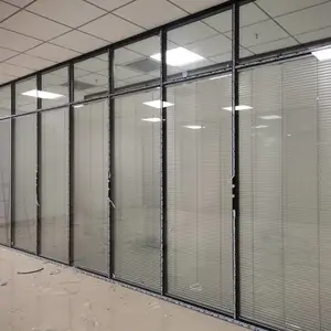 嘉诺克办公室玻璃隔断专业厂家,型材隔断门,型材玻璃隔断门,
