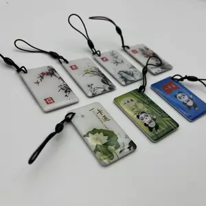 小区门禁 IC 钥匙扣厂家定制 感应灵敏防水耐磨 物业楼盘批量定做 logo 芯片齐全款式多样