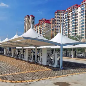 河南洛阳景观膜生产制作安装 新乡充电桩遮阳雨棚厂家