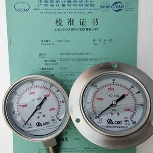 【厂家直供】CKD 超高压压力表300MPA 化工仪表 喷涂仪表