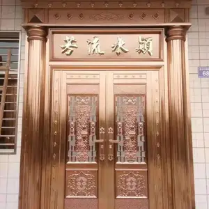 广东吉南不锈钢门厂大量生产优美304不锈钢彩钢防盗门