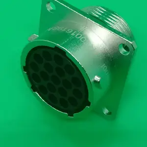 RT001619SN03法兰盘航插19芯低压13A/500V耐高温IP67防水抗震动连接器