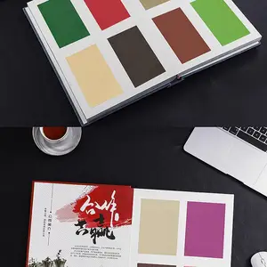 河南烤漆门板色卡样本册、定制家具板材展示册、衣橱柜PET色卡箱、盒子+VR效果图