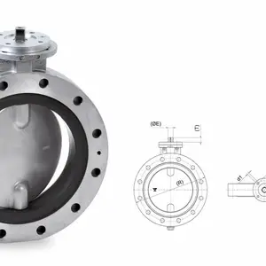 德国WAREX Valve不锈钢蝶阀DKZ103 DN 200用于散装物料制造行业