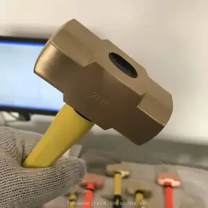 富矿 防爆工具 稳定性好 黄色铜合金 诚意销售 P10防爆八角锤 铜锤子