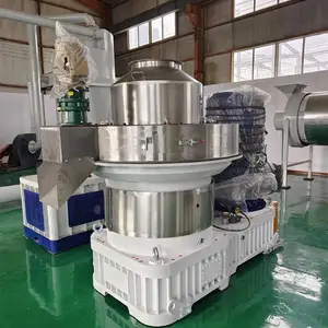 90KW560型咖啡壳颗粒机 时产1-1.5吨咖啡渣燃料制粒机