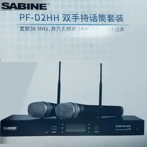 塞宾SABINE PF-D2HH舞台演唱 会议 无线一拖二 领夹 头戴 手持 话筒 麦克
