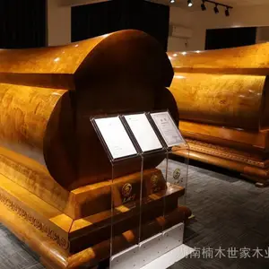 皇家御用金丝楠木棺材古法制作