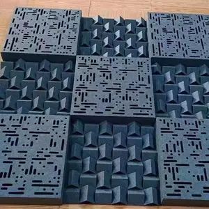 纯手工制作聚酯纤维材质吸音体造型尺寸均可定制