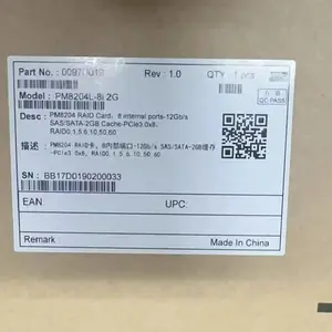 0097D019 PM8204L-8i 2G SAS/SATA CACHE-PCIE3 0X8 服务器RAID阵列卡