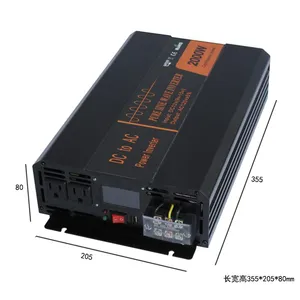 2000W Pure Sine Wave Inverter, 12V/24V-110V, with