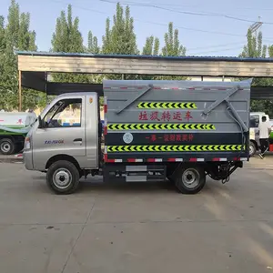 东风挂桶式自卸垃圾车 国六上牌垃圾车 鸿宇环卫 验车付款
