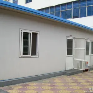 提供洞头彩钢瓦活动房 活动围墙 双层夹芯板彩钢房新建