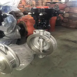 D373W-16P 不锈钢三偏心多层金属硬密封结构对夹蝶阀