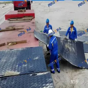 以塑代钢落地工地,高分子铺路垫板重塑临时便道施工模式
