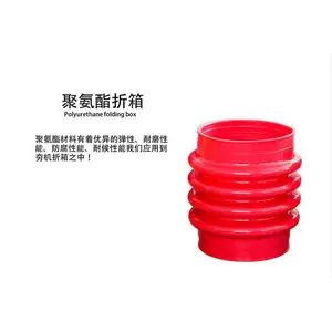 冲击夯聚氨酯皮套打夯机折箱配件防尘罩夯实机伸缩套胶套冲击夯软套配件