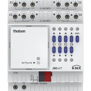 theben 德国泰邦KNX窗帘百叶窗驱动器执行器JMG4系列