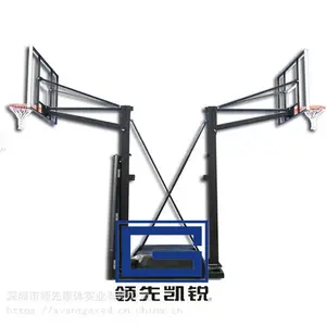 凯锐海燕移动式篮球架 南宁地埋双臂篮球架 移动式双臂篮球架厂商