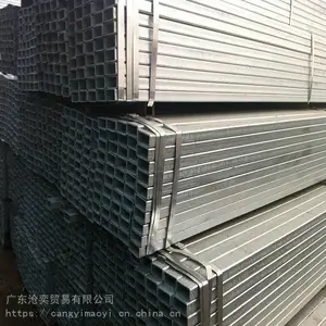 Q235B镀锌方管 焊接热轧矩形厚壁空心方管 钢结构厂房用钢材