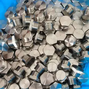 不锈钢外六角堵头防爆丝堵加工定制304电工闷盖IP68防水