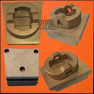 Brake linings, disc pads for Mining monorail diesel locomotives DL60/30P/90/45P/120/60P