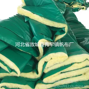 直销青帆牌工地桥梁保温被 防火加厚保温篷布