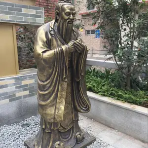 户外园林知书礼仪传统人物雕塑摆件联尖雕塑厂家