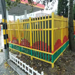 玻璃钢围栏配电箱玻璃钢围栏管式伸缩性玻璃钢防护栏昌煊