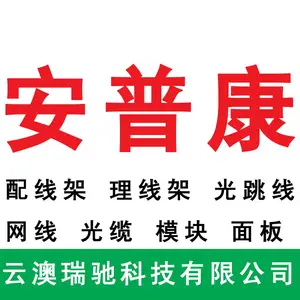 云澳安普康AMPCOM AC6B024工程级 24口六类免打屏蔽网络配线架