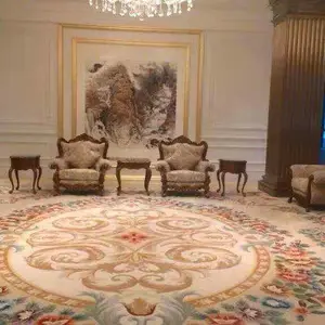 深圳营销中心地毯定制 楼盘***LOGO毛绒地毯手工定制 售楼部地毯定制